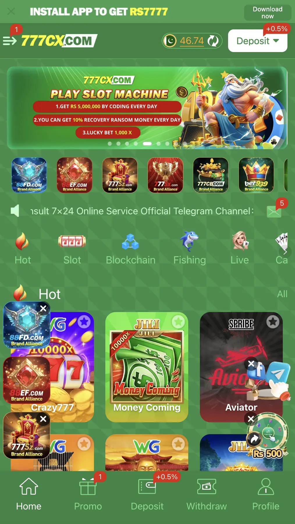 777cx game